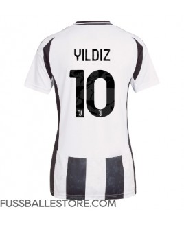 Günstige Juventus Kenan Yildiz #10 Heimtrikot Damen 2024-25 Kurzarm